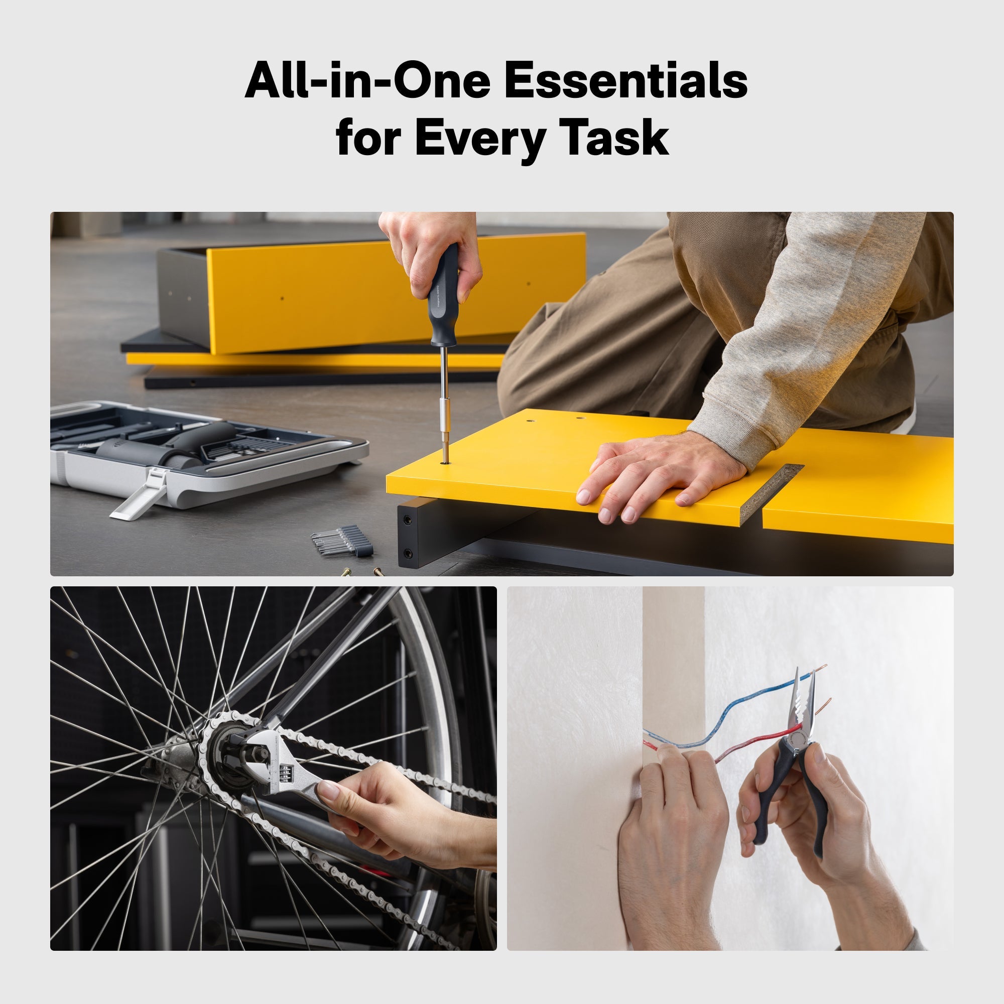 HOTO 16V Brushless Drill Tool Set