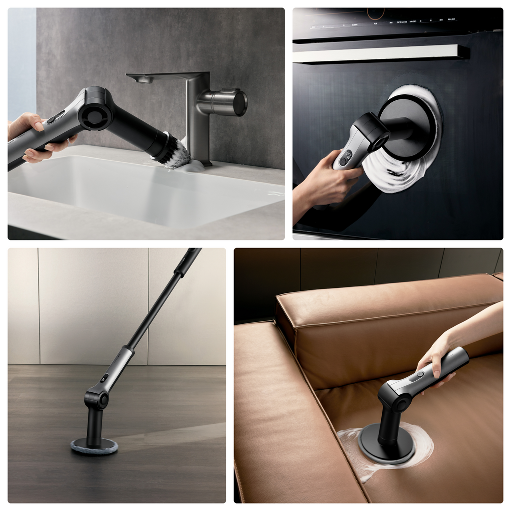 HOTO Flexi™ Cordless Spin Scrubber