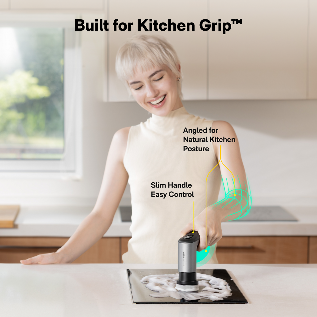 HOTO Grip™ Cordless Spin Scrubber